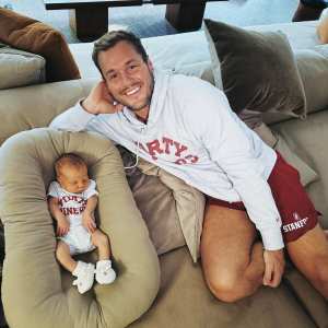 EXCL How Colton Underwood Will Tackle Football and The Bachelor With His Baby Boy There s No Hiding
