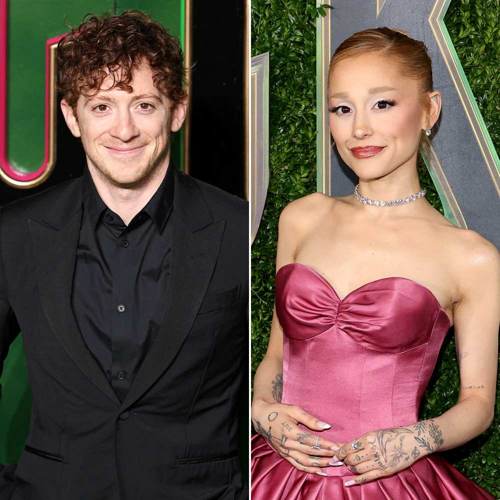 Ethan Slater Joins Ariana Grande and Her Nonna for Hometown Wicked Screening