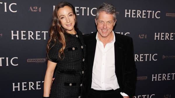 Feature Hugh Grant Enjoys Red Carpet Date Night With Wife Anna Eberstein After Luann De Lesseps Makeout Claims