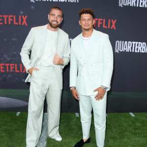 Travis Kelce and Patrick Mahomes