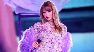 Taylor Swift performs onstage during "Taylor Swift | The Eras Tour" at Lucas Oil Stadium on November 01, 2024 in Indianapolis, Indiana. (Photo by Kevin Mazur/TAS24/Getty Images for TAS Rights Management)