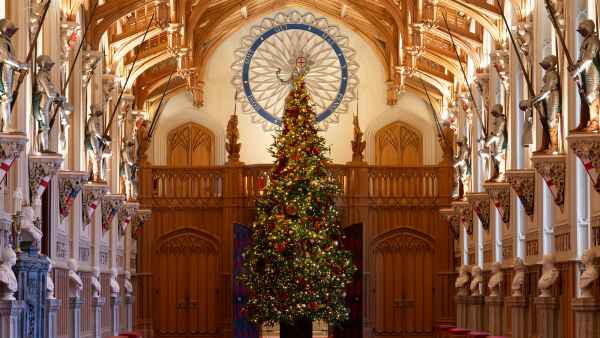 Go Inside the Palace Christmas Decorations 2024