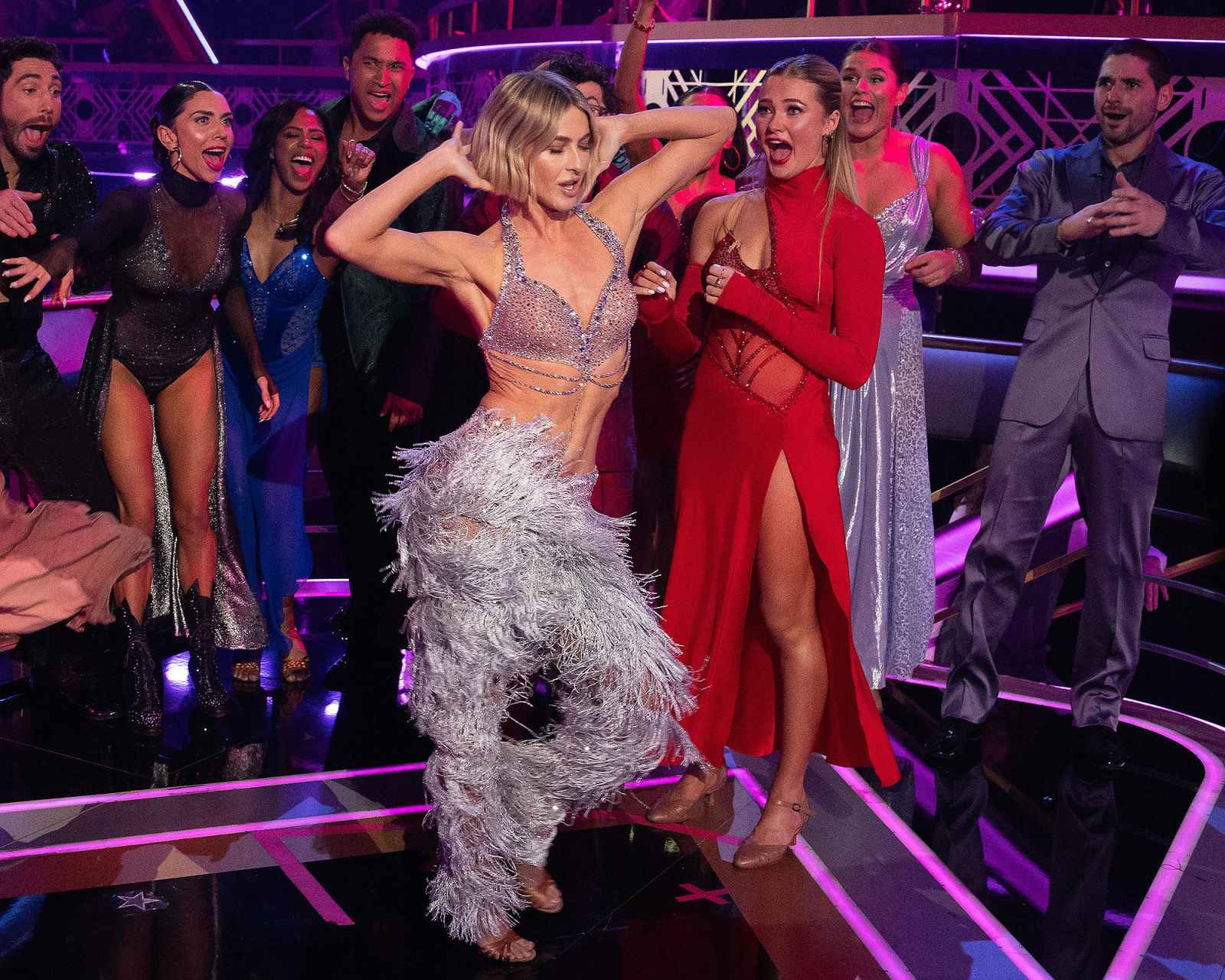 Julianne Hough Uses a Replica of Her Dress for a Surprise DWTS Routine