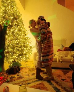 Kelsea Ballerini and Chase Stokes Pack on the PDA at Family Thanksgiving Party 772