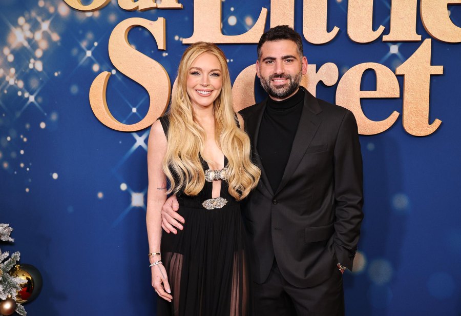 Lindsay Lohan and Bader Shammas attend the screening of Netflix s Our Little Secret at The Paris Theatre 159