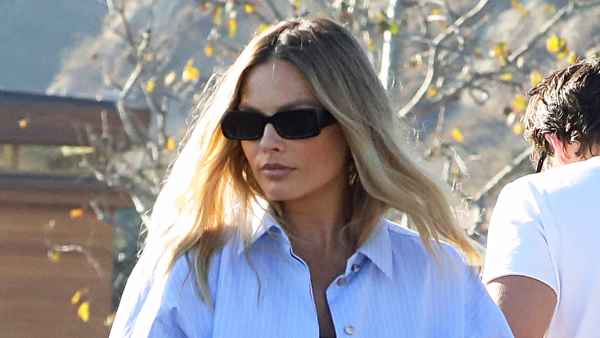 Margot Robbie Flashes Midriff Weeks After Giving Birth to First Child