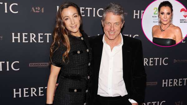 Promo Hugh Grant Enjoys Red Carpet Date Night With Wife Anna Eberstein After Luann De Lesseps Makeout Claims