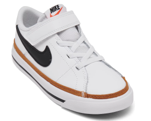 Nike Toddler Kids Court Legacy Adjustable Strap Closure Sneakers