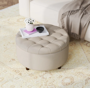 Kelly Clarkson Home Noelle Upholstered Ottoman