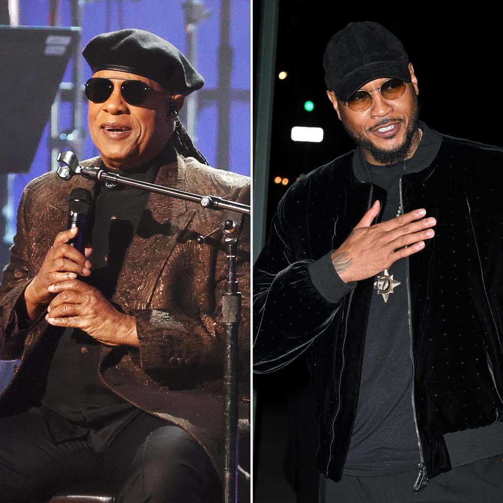 Stevie Wonder Told NBA Star Carmelo Anthony He Loved Watching Him Play 092