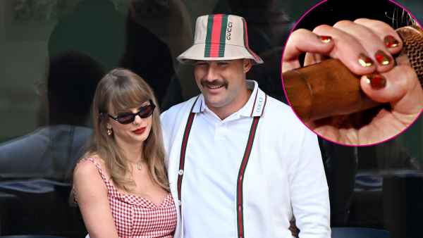 Taylor Swift Hints She Going to Travis Kelce Chief Game Through Manicure