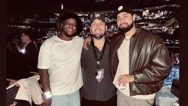 Taylor Swifts Brother Austin Enjoys Toronto Eras Tour Show With Travis Kelces BFF