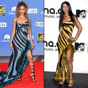Tyla Rocks Blue Version of Aaliyah's 2000 MTV VMA Dress