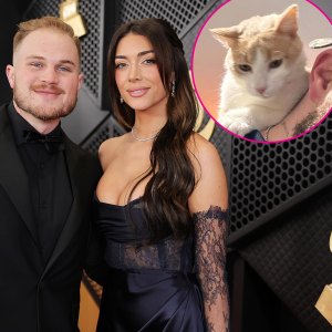 Zach Bryan Poses With Brianna Chickenfry s Cat After Stealing It 0284