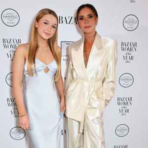Victoria Beckham's 13-Year-Old Daughter Harper Presents Her With Award