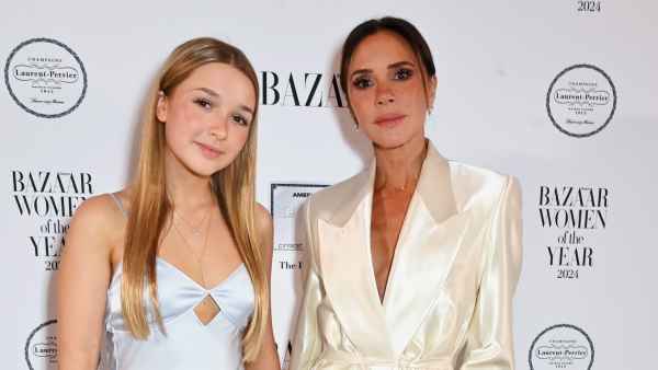 Victoria Beckham's 13-Year-Old Daughter Harper Presents Her With Award