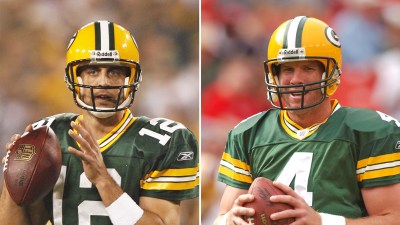 Aaron Rodgers Admits 1st Year in Green Bay With Brett Favre Was Tense