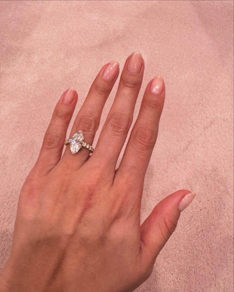 All the Details on Selena Gomez Benny Blanco Marquise Engagement Ring