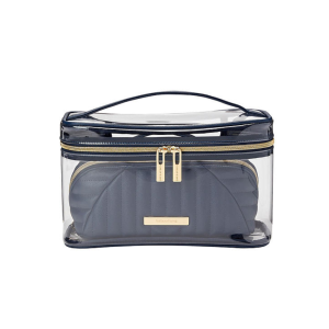 Conair Tartan + Twine Train Case Cosmetic Bag