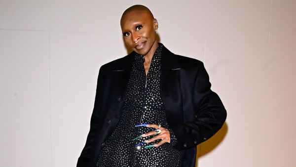 Feature Cynthia Erivo Is Bewitching in a Glittery Little Black Dress