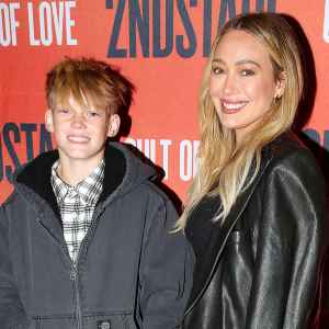 Feature Hilary Duff and Son Luca Enjoy Rare Mother-Son Red Carpet Outing