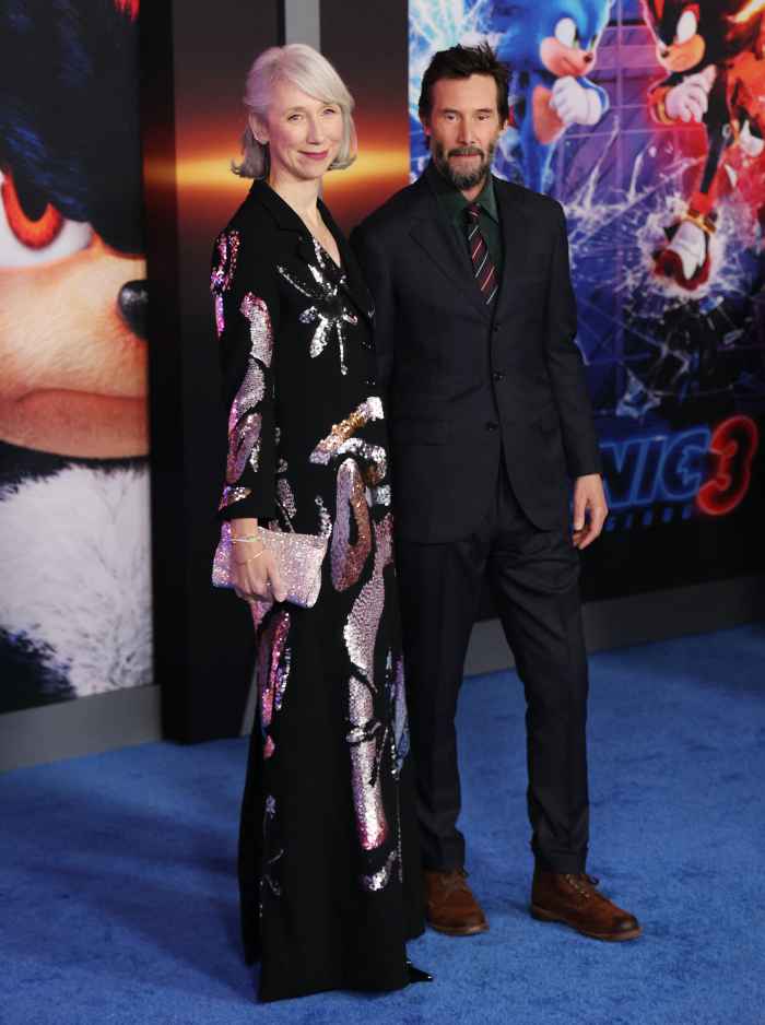 Keanu Reeves va con Alexandra Grant al estreno de 'Sonic 3: La Película ...