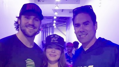 Hailee Steinfeld and Josh Allen Hang With Her Brother Griffin in Video From Bills Game in L A