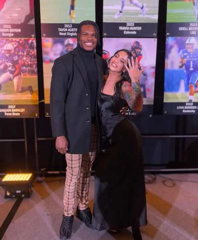 Heisman Winner Travis Hunter, Leanna Lenee’s Relationship Timeline | Us