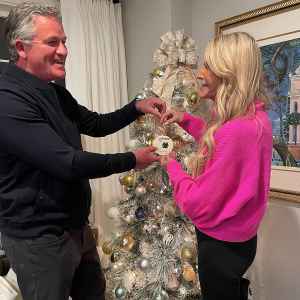 Joan Vassos and Chock Chapple Decorate 1st Christmas Tree Together With Golden Bachelor Ornament