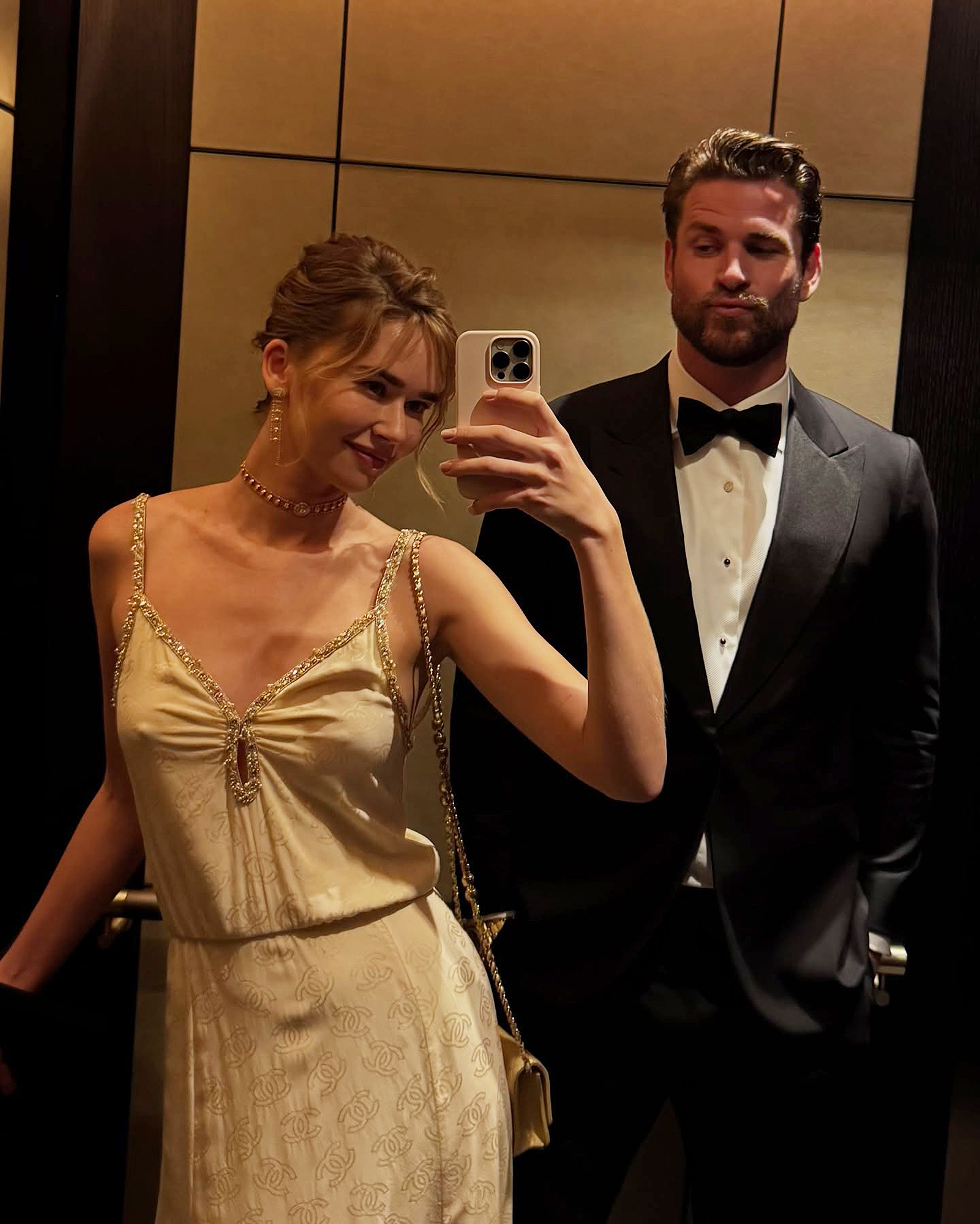 Liam Hemsworth&rsquo;s GF Gabriella Brooks Shares Rare Glimpse of Date Night