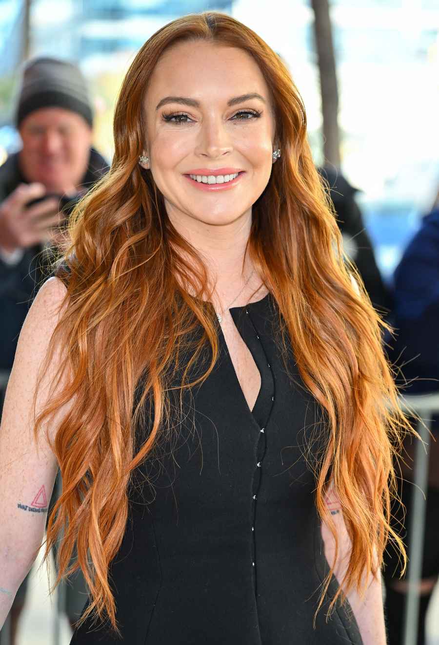 Lindsay Lohan Crazy Hair Evolution From Bleach Blonde to Rich Reds 1224