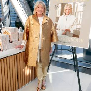 NEW YORK, NEW YORK - OCTOBER 16: Martha Stewart attends Martha Stewart's 100th Book Party Celebration during Food Network New York City Wine & Food Festival presented by Invesco QQQ at Four Twenty Five on October 16, 2024 in New York City. (Photo by Astrid Stawiarz/Getty Images for NYCWFF)