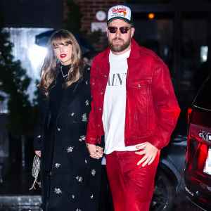Taylor Swift Brings Her Red Lip Classic to New York Date Night With Travis Kelce