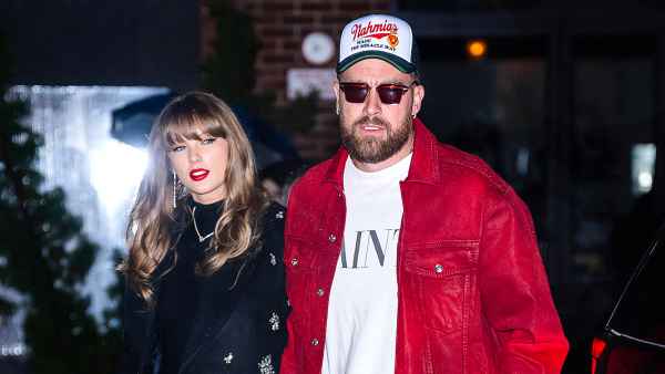 Taylor Swift Brings Her Red Lip Classic to New York Date Night With Travis Kelce