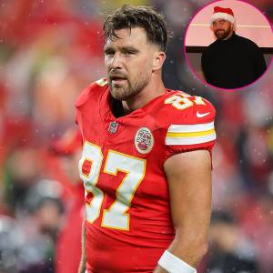 Travis Kelce's Santa Hat Brought the Festive Spirit to the Kansas City Chiefs' Christmas Party