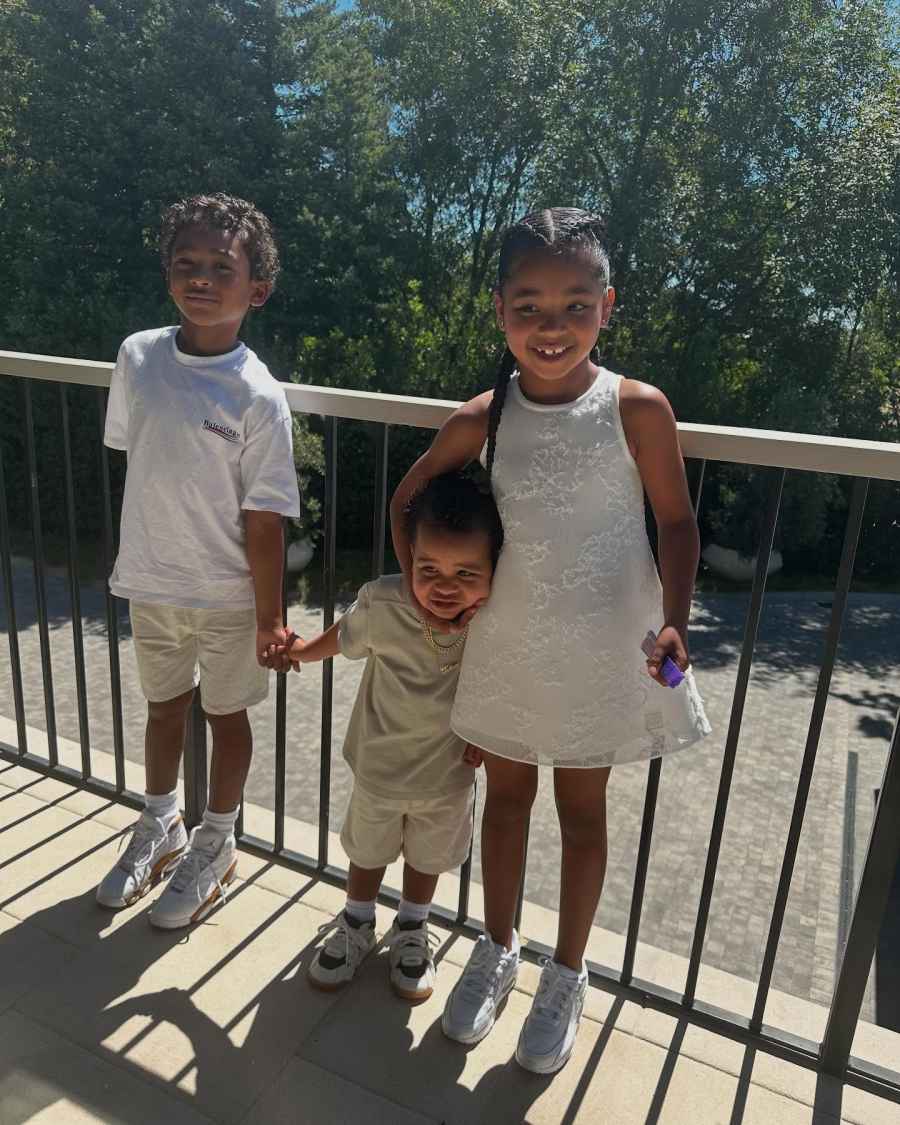 Tristan Thompson Bonds With 3 of His Children in Rare Family Photos ...