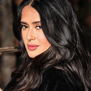 NEW YORK, NEW YORK - OCTOBER 29: Salma Hayek arrives to the 2024 WSJ Magazines Innovator Awards at Museum of Modern Art on October 29, 2024 in New York City. (Photo by James Devaney/GC Images)