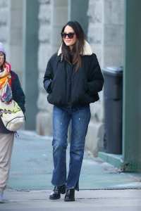 Olivia Munn is seen at Tribeca on December 26, 2024 in New York City.
