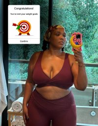 Lizzo achieves her weight release goal