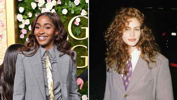 Ayo Edebiri Died Her Hair Red in Hotel Room for Julia Roberts Inspired Golden Globes Look