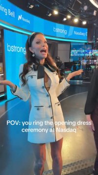 Bethenny Frankel's Dress Opens Up and Reveals Her Bra at the Nasdaq 724 Event
