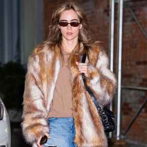 FEATURE Suki Waterhouse Wears Cutoffs in Winter