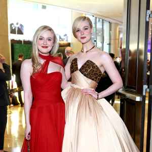Dakota and Elle Fanning Enjoy a Sisters Night Out at 2025 Golden Globes