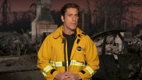 David Muir Ditches Jacket Clothespin During Coverage of LA Wildfires