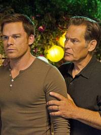 Michael C Hall and James Remar in 'Dexter.'