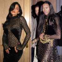 Kylie Jenner Channels Feature Kim Naomi Channels in Alaia Catsuit