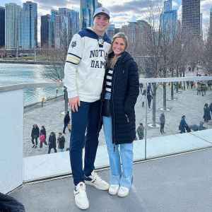 Feature Riley Leonard Girlfriend Has Pinch Me Moment After Notre Dame Win