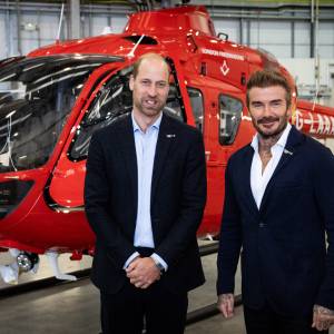 Prince William and David Beckham.