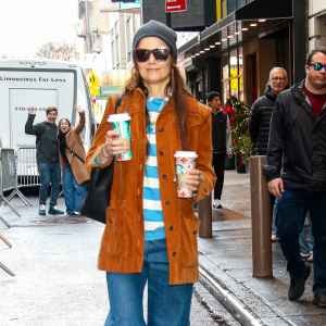 Katie Holmes is seen on December 29, 2024 in New York City.