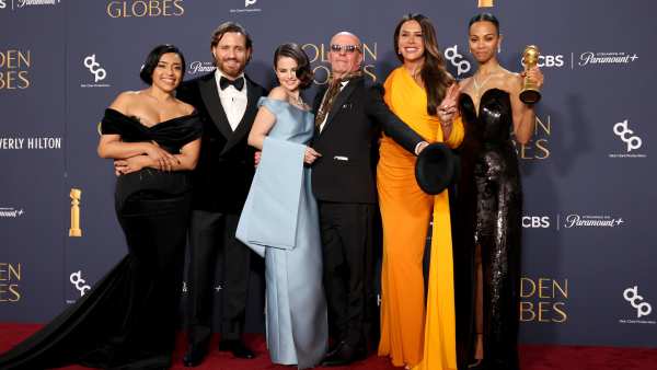 Director y elenco de 'Emilia Pérez'.